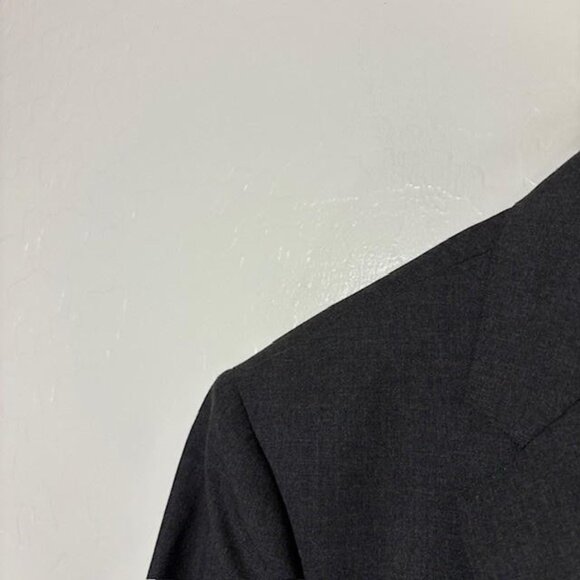 J Crew Blazer Mens 42R Italian Wool Aldridge Jacket Loro Piana 120s Charcoal - Picture 2 of 10